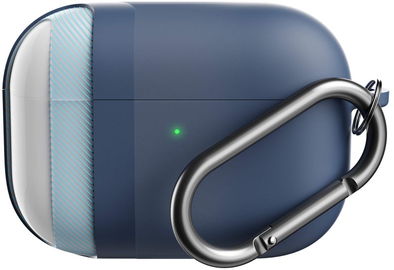 KeyBudz AirPods Pro Case with Keychain Hybrid Shell Series Compatible with AirPod Pro Case Cover (Midnight Blue) - Image 1